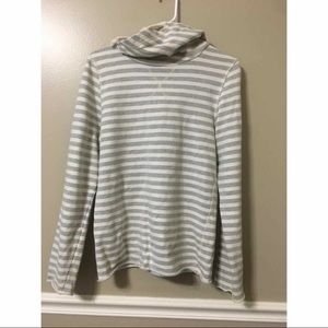 H&M Stripe Cowl Hoodie